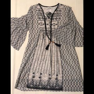 NWT A & A Bell Sleeve Dress Size M